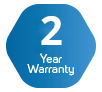 2 Year Warranty